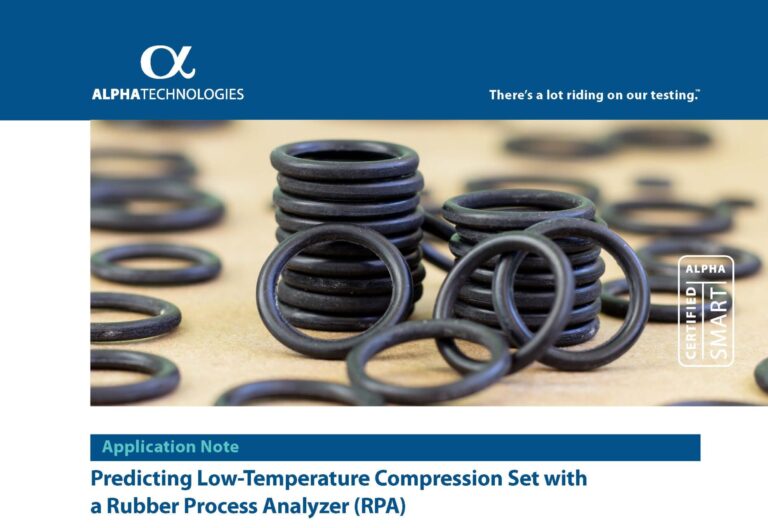 App Note- Predicting low Temperature Compression Set with a Rubber Process Analyzer RPA image