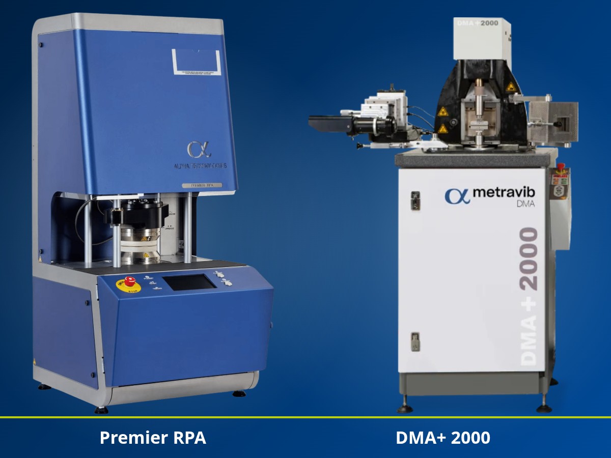 Premier RPA and Metravib DMA+ 2000 instruments